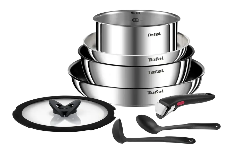 Batterie de cuisine TEFAL Ingenio Emotion 8 pcs L8968S04 – Image 5