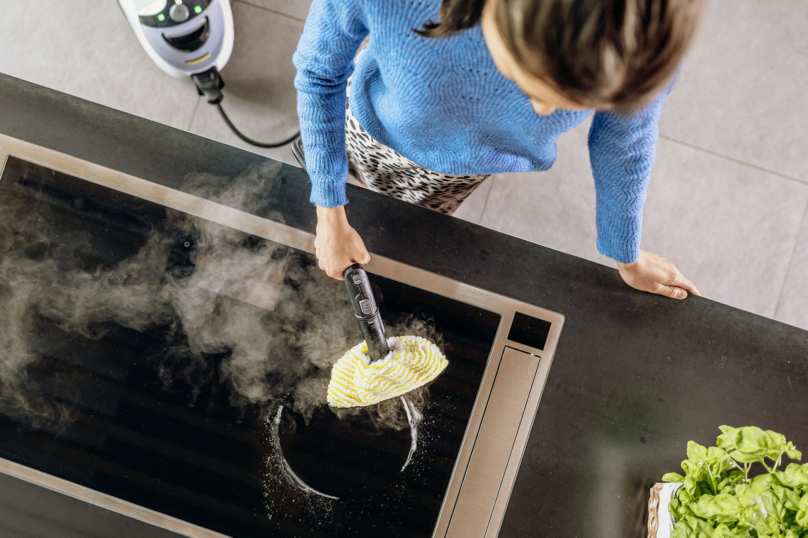 Nettoyeur vapeur KARCHER SC 5 Easy Fix white – Image 5