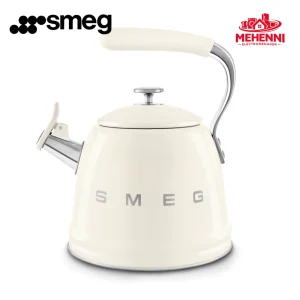 Bouilloire sifflante Crème Smeg