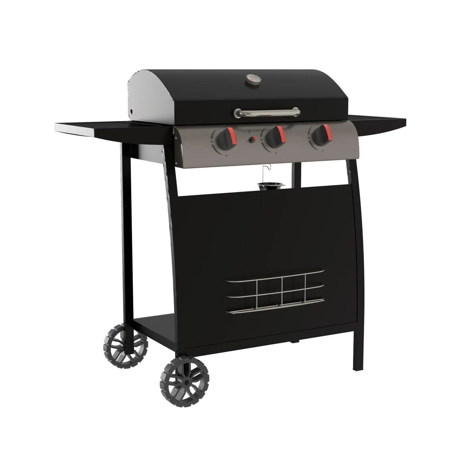 Barbecue à Gaz 3 feux sur Roues Seattle – Image 6