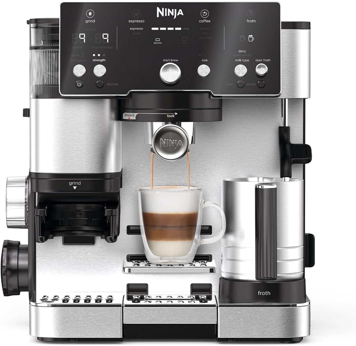 Machine À Café Professionnelle 2l 1650w Avec Mousseur Automatique Ninja ES501EU – Image 7