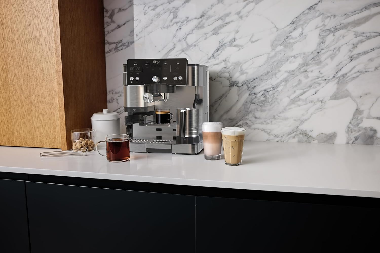 Machine À Café Professionnelle 2l 1650w Avec Mousseur Automatique Ninja ES501EU – Image 5