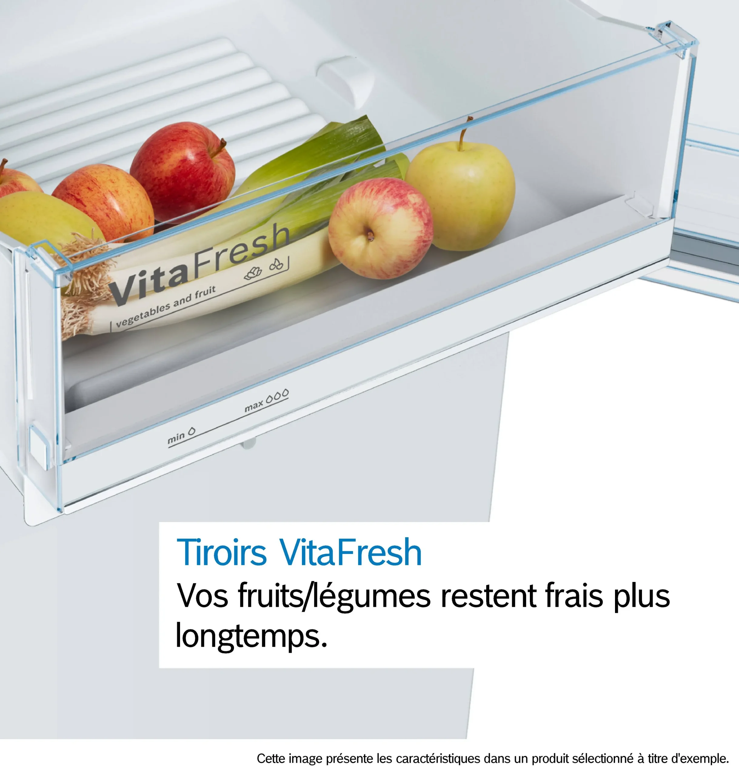 BOSCH Réfrigérateur combiné 186 x 60 cm 308l lowfrost noir - KGV36VBEAS – Image 9