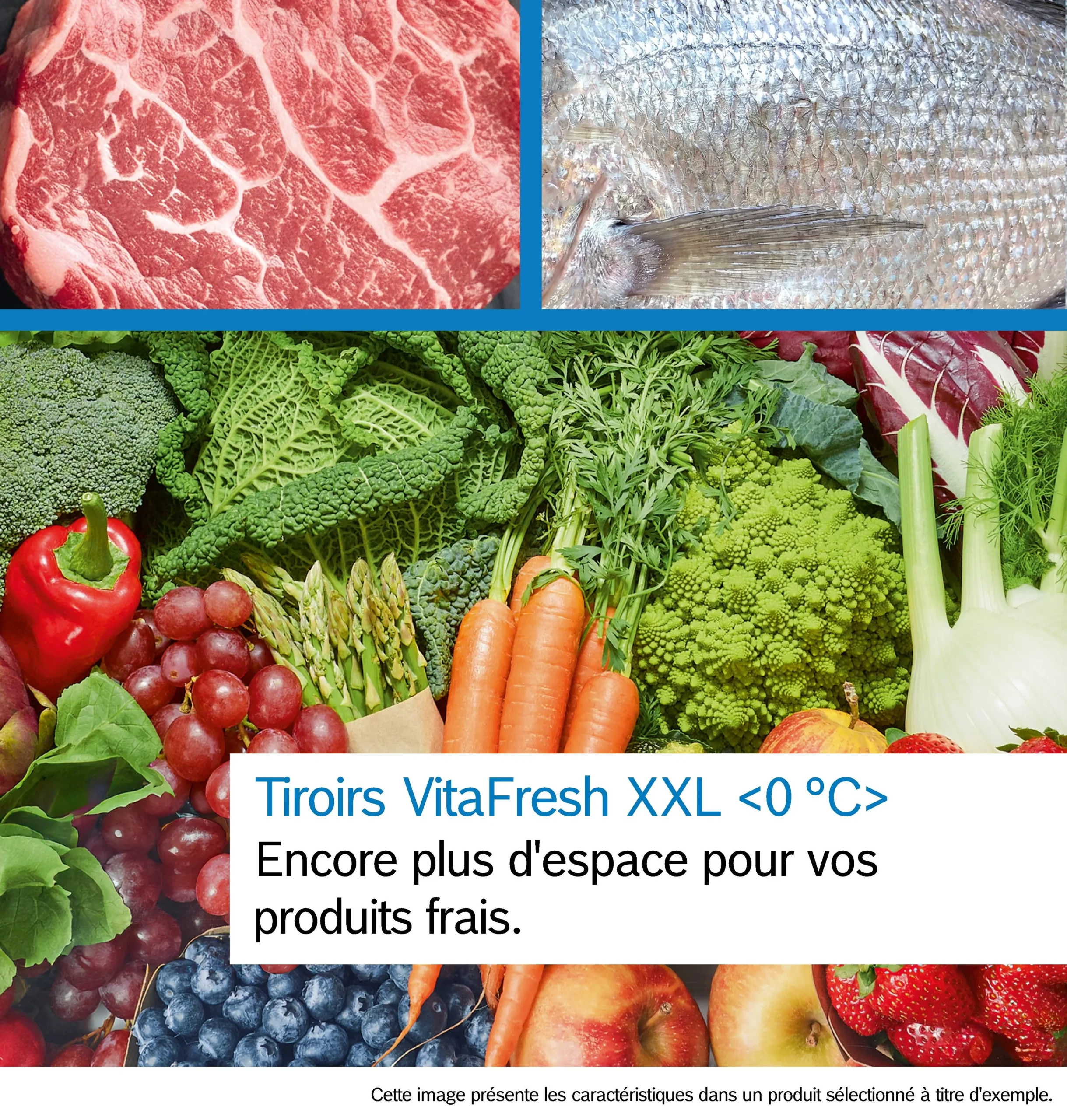 Série 4 Réfrigérateur Bosch multi-portes congélateur en bas 183 x 90.5 cm Inox – Image 11