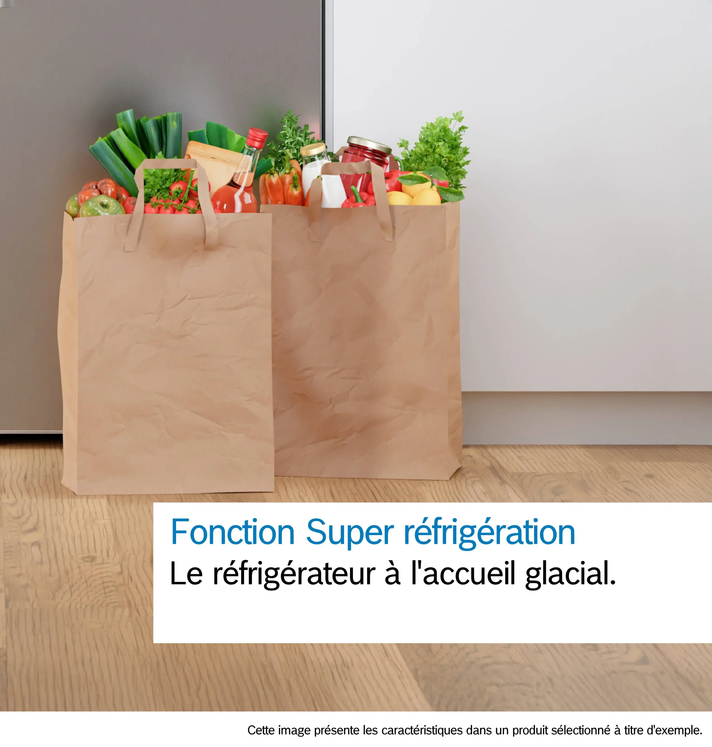 Série 4 Réfrigérateur Bosch multi-portes congélateur en bas 183 x 90.5 cm Inox – Image 9