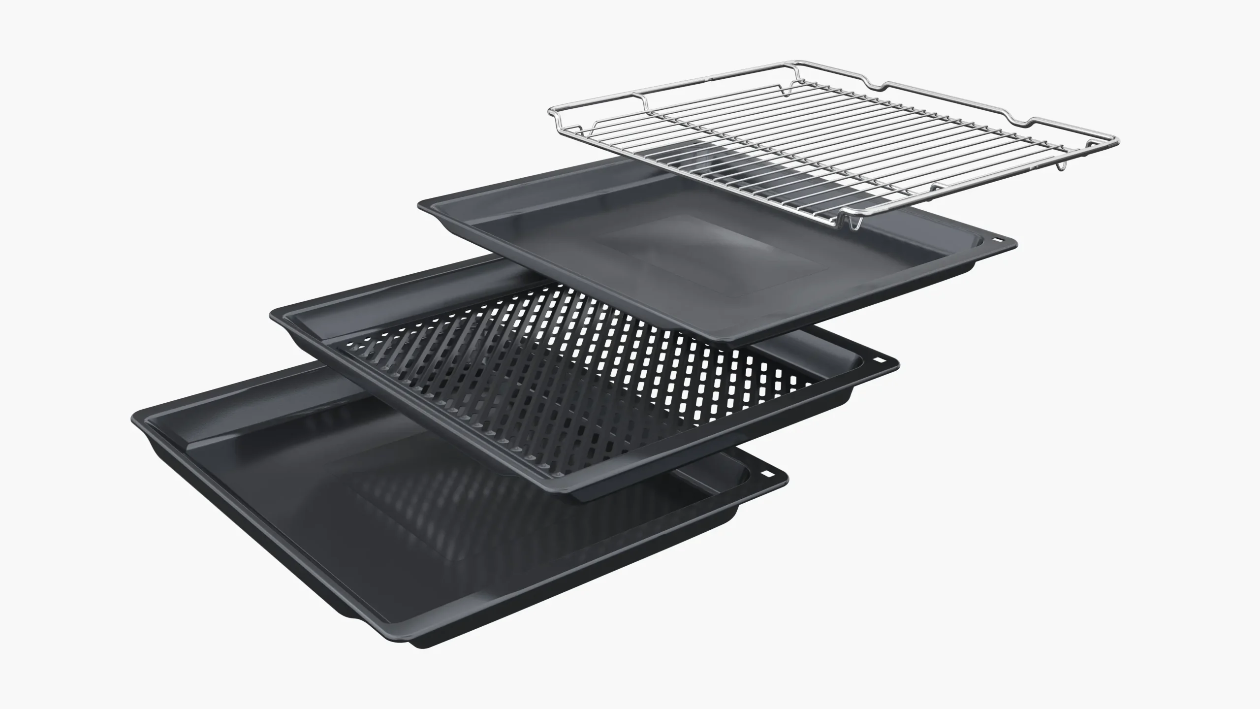 FOUR BOSCH SERIE 8 NOIR Pyrolyse + Hydrolyse + WIFI 71L 14 MODE DE CUISSON HBG7741B1 - HBG7741B – Image 4
