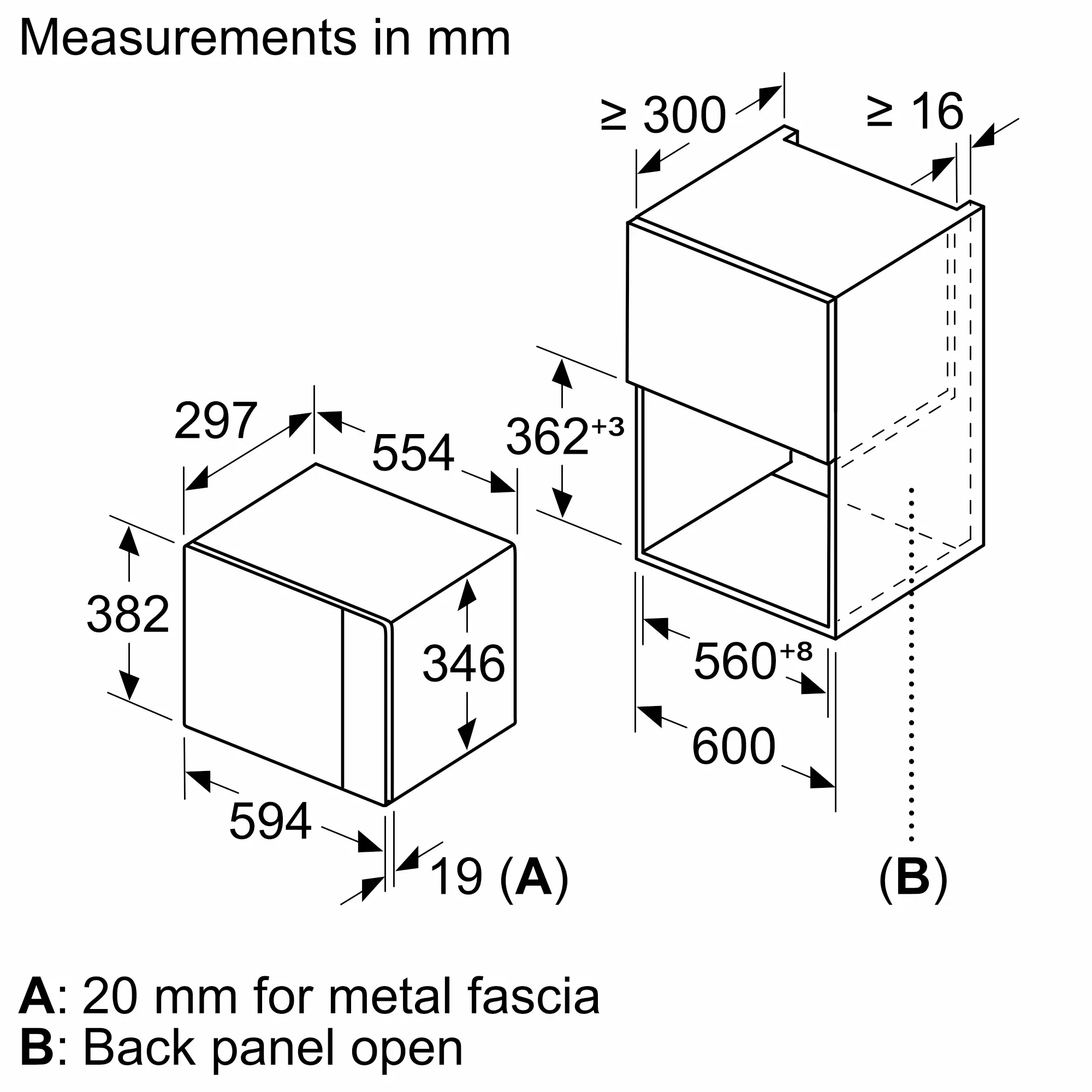 micro-ondes encastrable Bosch BFL524MB0 – Image 2