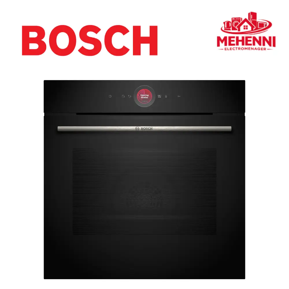 FOUR BOSCH SERIE 8 NOIR Pyrolyse + Hydrolyse + WIFI 71L 14 MODE DE CUISSON HBG7741B1 - HBG7741B